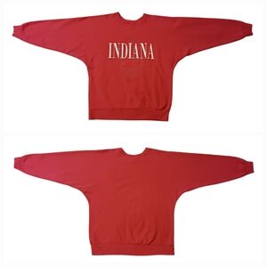 Vintage Indiana University Single Stitch Crewneck Sweatshirt (L)